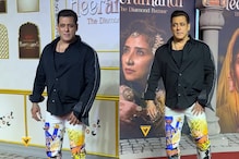 Salman Khan Gives Nod to Demon Slayer, Dragon Ball Z With Quirky Pants at Heeramandi Premiere; Watch
