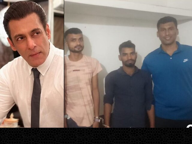 Salman Khan House Firing Case: 24-four-year-old Vicky Gupta (C) and 21-year-old Sagar Pal (L), residents of Bihar's West Champaran, were arrested on Monday. (News18)