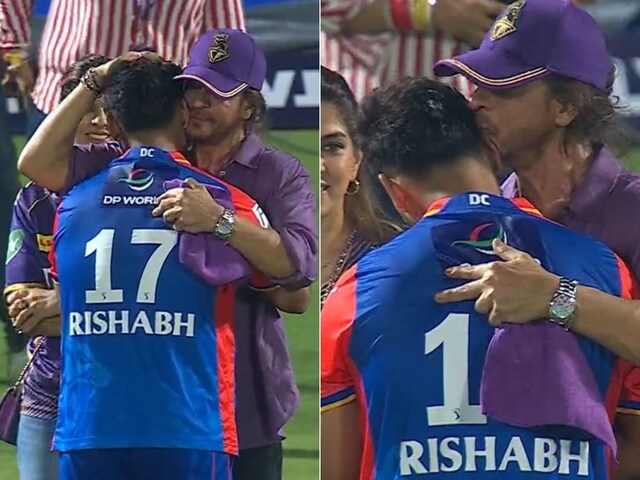 Shah Rukh Khan Hugs Dejected Rishabh Pant After KKR Crushes DC in Vizag: WATCH - News18