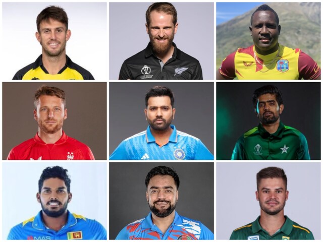 Captains of the nine out of 16 teams participating in the T20 World Cup 2024  
