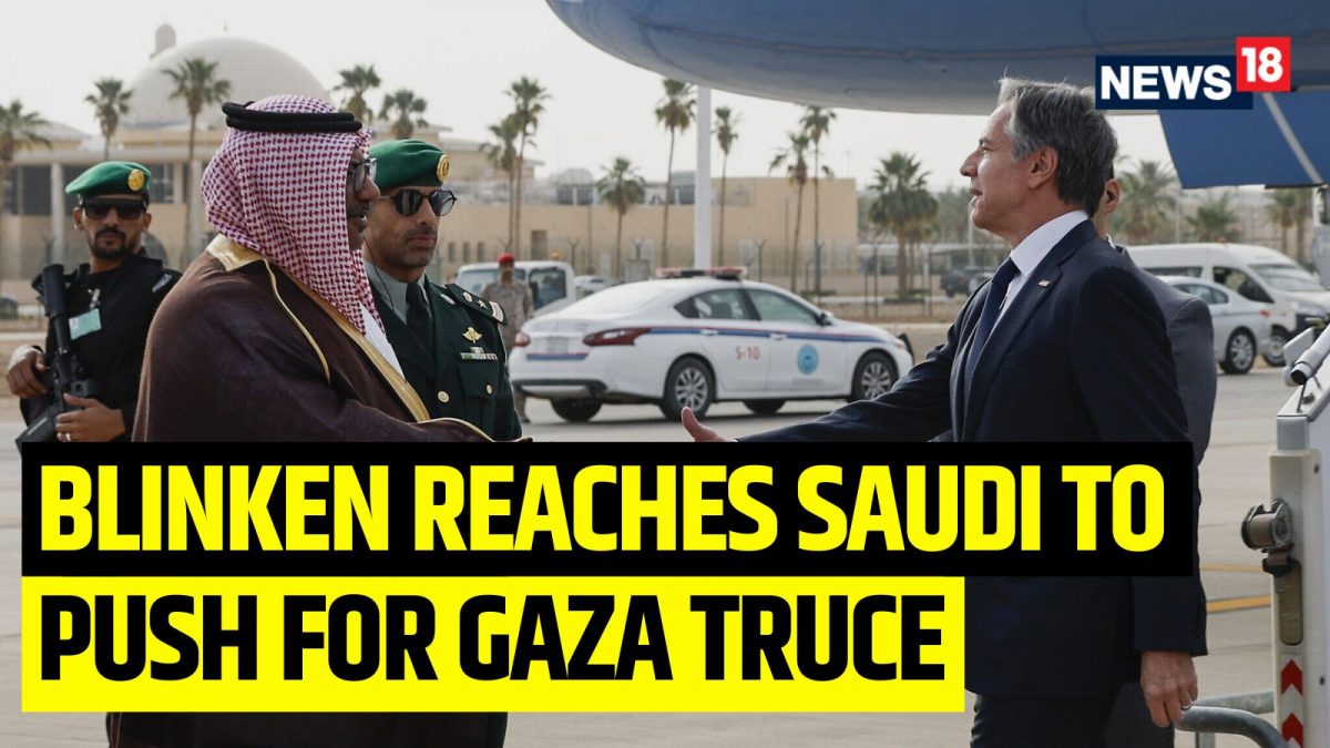 US Secretary Antony Blinken Arrives In Saudi Arabia; To Push For Gaza ...