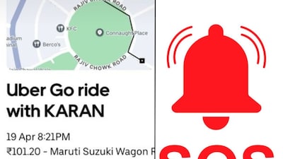 'SOS Wasn't Working': Man Shares Wife's Ride With Uber Driver Who