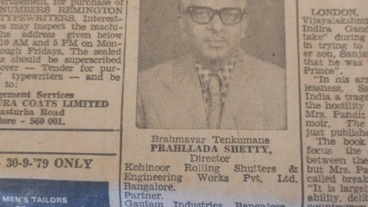Image Of Old Newspaper Ad Congratulating Indian On Travelling Abroad Viral - Vimarsana News