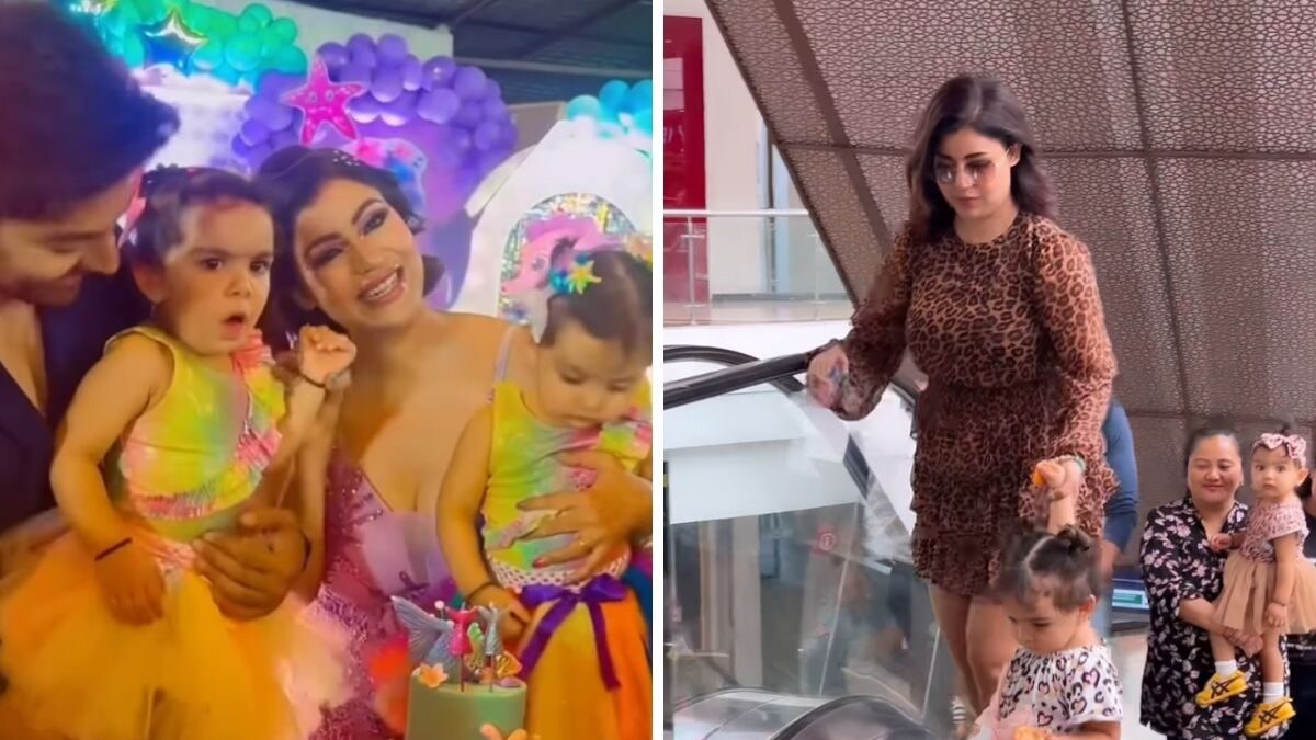 Debinna Bonnerjee, Gurmeet Choudhary Had This Much Fun With Daughters