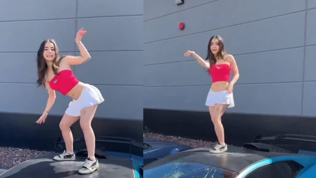 Watch: Woman Damages Lamborghini’s Windshield Dancing On Its Roof ...