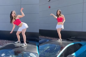 Watch: Woman Damages Lamborghini’s Windshield Dancing On Its Roof