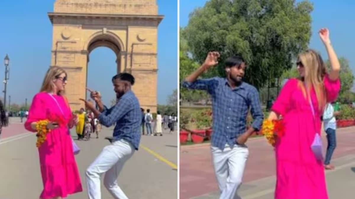 Watch: Indian Man Shakes A Leg With Russian Girl To A Bhojpuri Song - News18