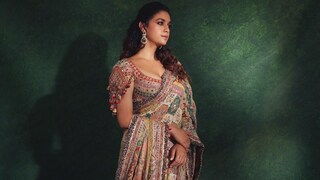 Keerthy Suresh Looks Effortlessly Elegant In Gorgeous Stone-studded Saree - Vimarsana News