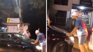 Watch: Man Abuses, Smashes Car Windshield In Road Rage Incident - Vimarsana News