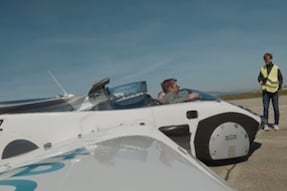 French Musician Jean-Michel Jarre Is The World's First Passenger To Take Off In AirCar