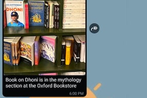 'The Myth, The Legend': Book On MS Dhoni In Oxford Bookstore's Mythology Section