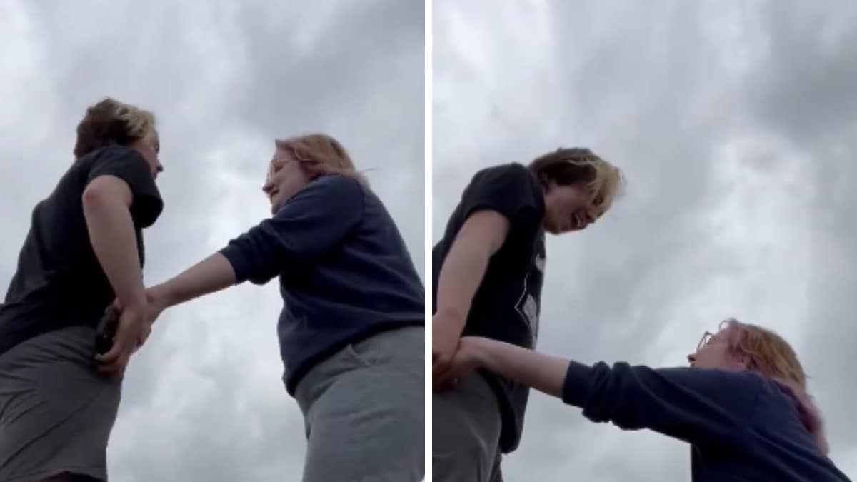 US Woman's Tornado Proposal To Her Partner Shows Theirs Is Truly A