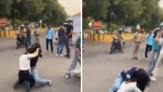 Girls Get Into Fist Fight Over Instagram Reel Comments Police Watch On