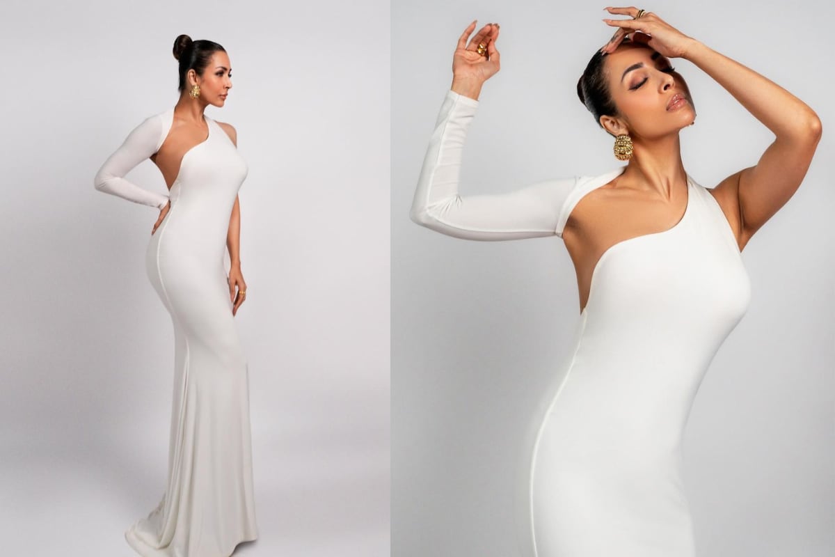 Malaika Arora Nails The Classic Bodycon White Dress Like It's Nobody's Business, See Pics