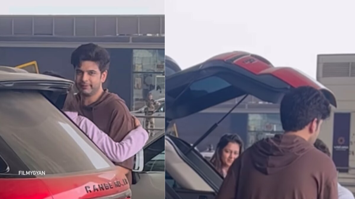 Tejasswi Prakash Comes To Drop Beau Karan Kundrra At Mumbai Airport, Watch