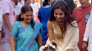 Shilpa Shetty, Daughter Chant 'Jai Shri Ram' As They Visit ISKCON Temple On Ram Navami - Vimarsana News