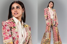 Genelia Makes A Sustainable Statement In An Upcycled Power Suit At Heeramandi Premiere