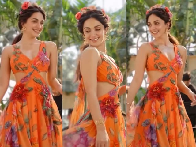 Kiara Advani Looks Summer-Ready In Orange Floral Dress; See Pictures - News18