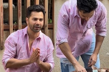 Varun Dhawan Celebrates His 37th Birthday With Paparazzi, Cuts Cakes; Video Goes Viral