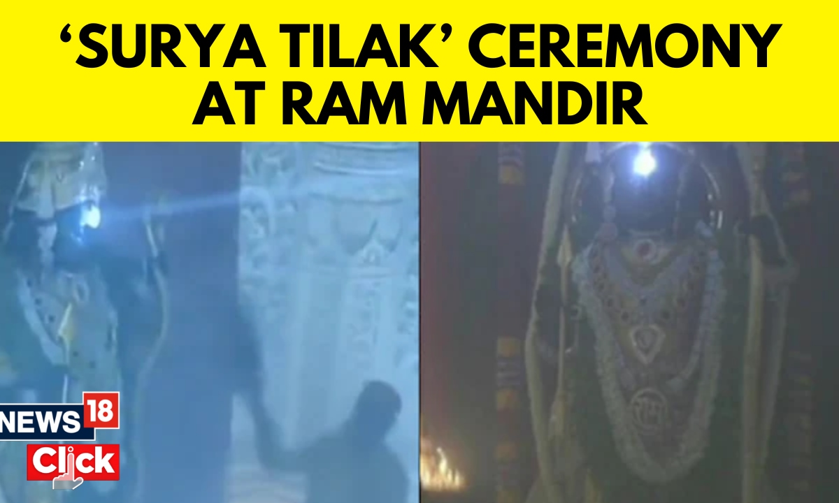 Surya Tilak: The rays of solar graced Ram Lalla’s brow in Ayodhya’s Ram temple – News18