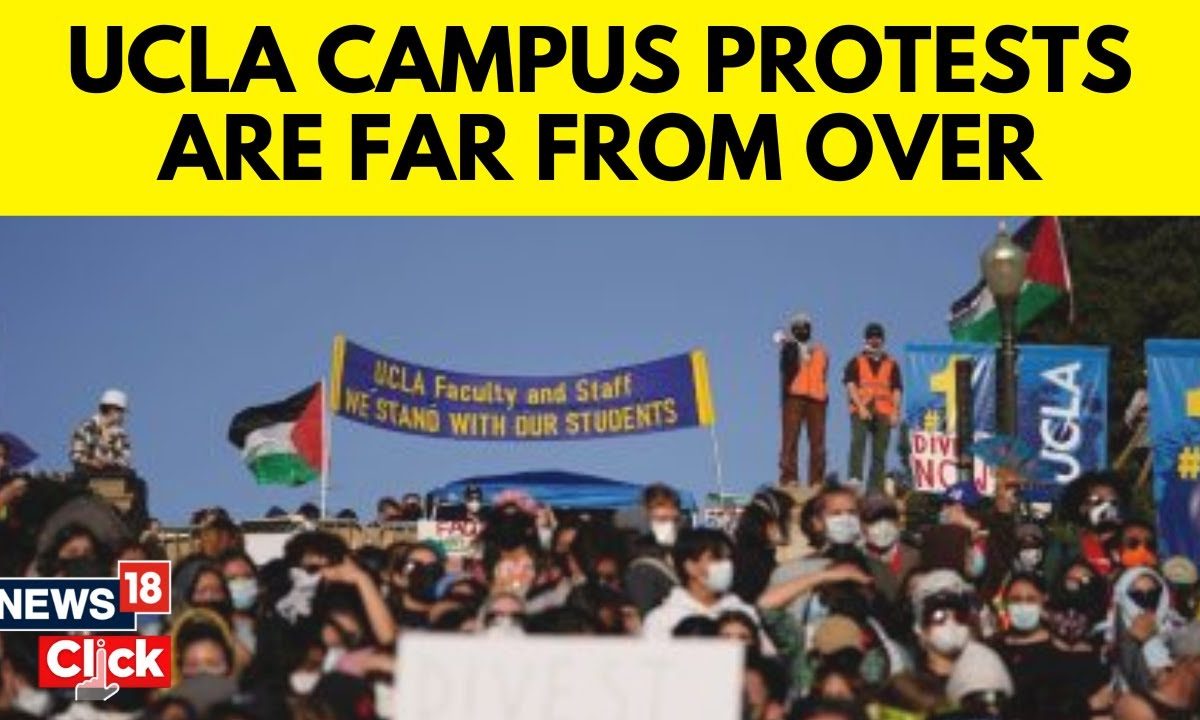 UCLA Protests | Police Break Through And Clear Protest Encampment On