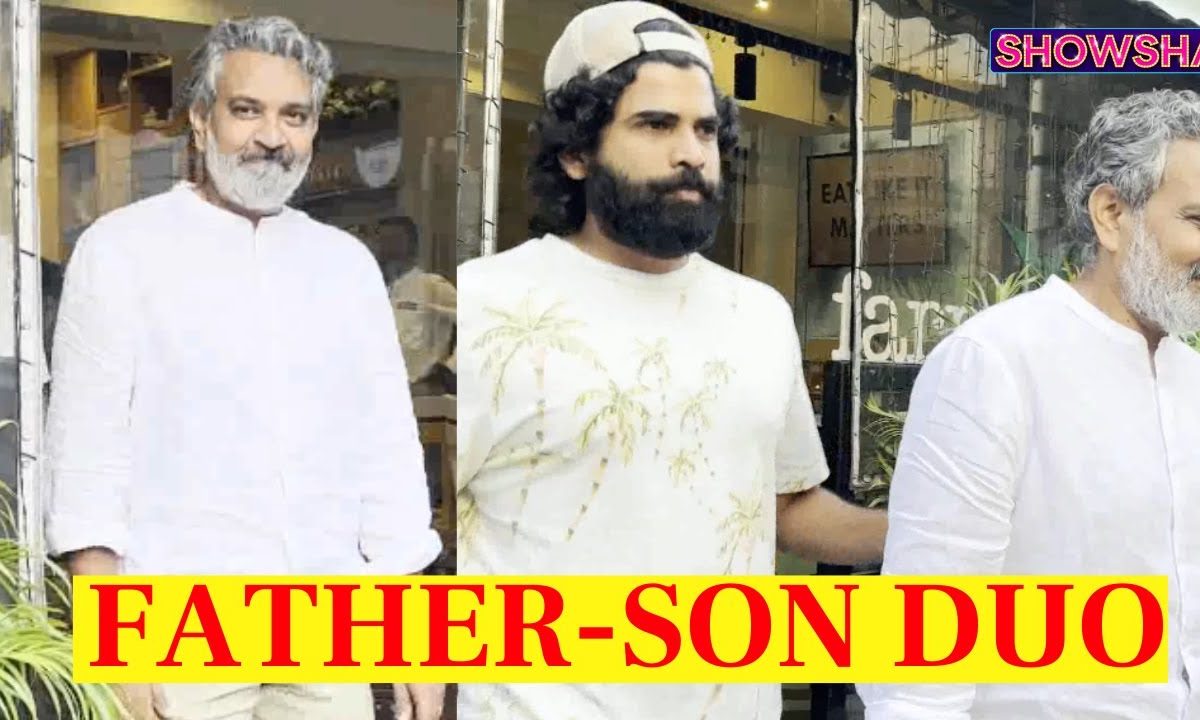 SS Rajamouli Hangs Out With Son SS Karthikeya In Mumbai; WATCH