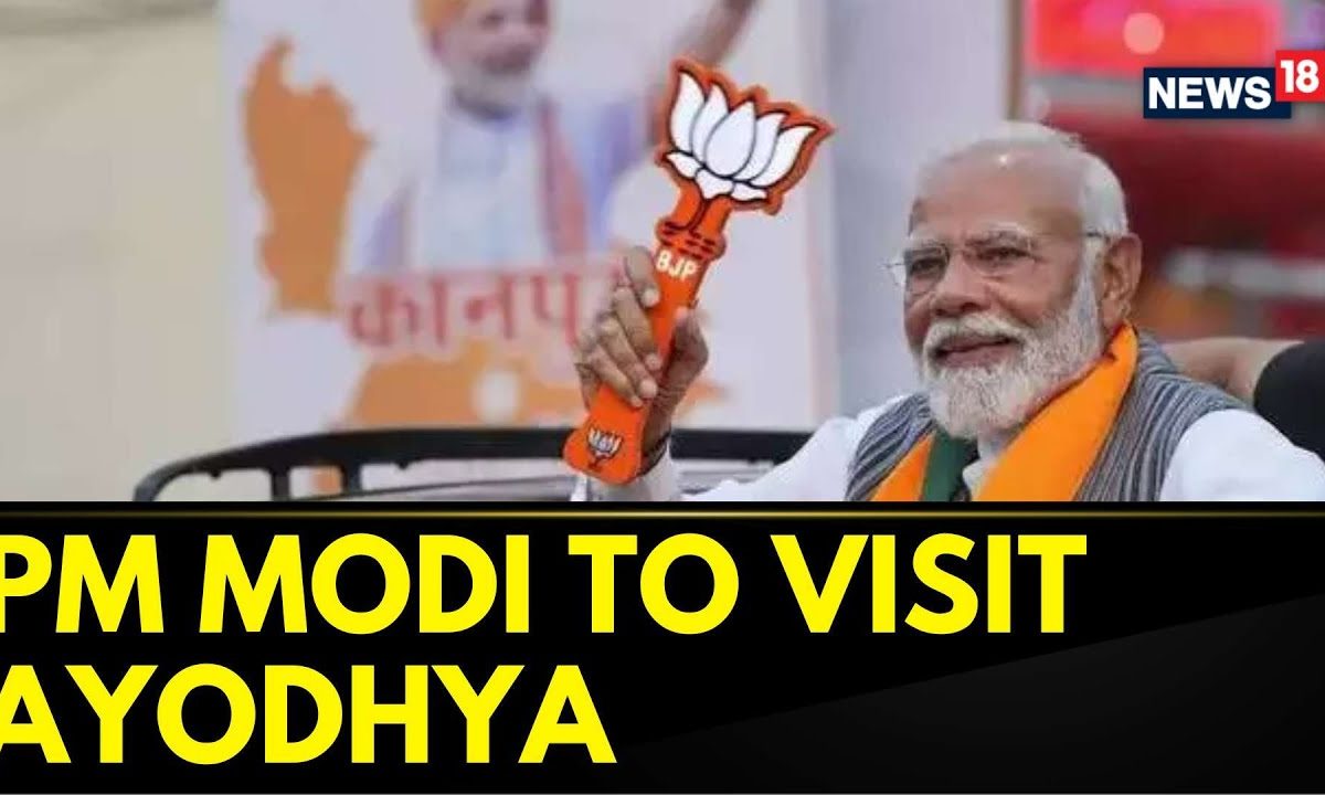 Ayodhya Decked up to Welcome PM Modi | Prime Minister Narendra Modi To Visit Ayodhya | News18