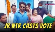 Jr NTR Steps Out To Cast His Vote In Hyderabad; WATCH