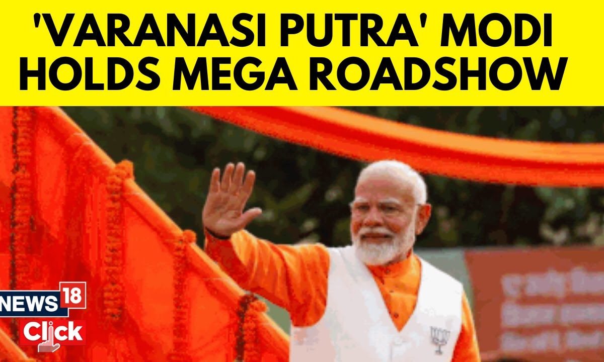 High Minister Narendra Modi Holds A Mega Roadshow In Varanasi | English Information | News18 | N18V – News18