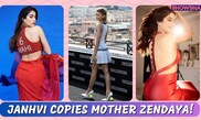 Janhvi Kapoor Is Slaying Method Dressing For Mr & Mrs Mahi Promotions Much Like How Zendaya Does It