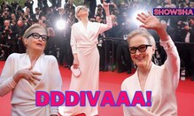 Meryl Streep Walks Cannes 2024 Red Carpet With Greta Gerwig, Lily Gladstone | WATCH