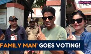 Manoj Bajpayee And His Wife Get Papped As They Cast Their Vote I Lok Sabha Elections 2024