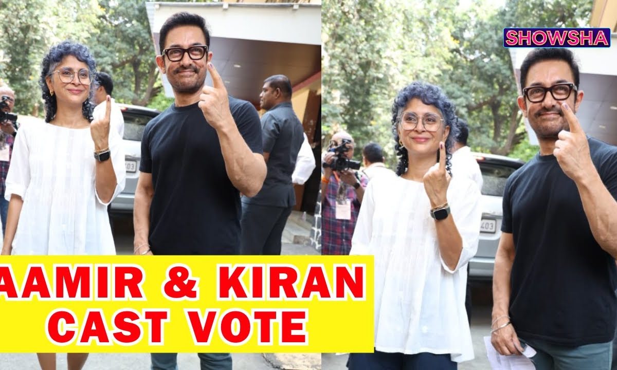 Aamir Khan & Kiran Rao Spotted As They Step Out To Cast Their Vote | Lok Sabha Elections 2024