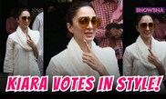 Kiara Advani Returns From Cannes Film Festival To Cast Vote For Lok Sabha Elections 2024 | WATCH