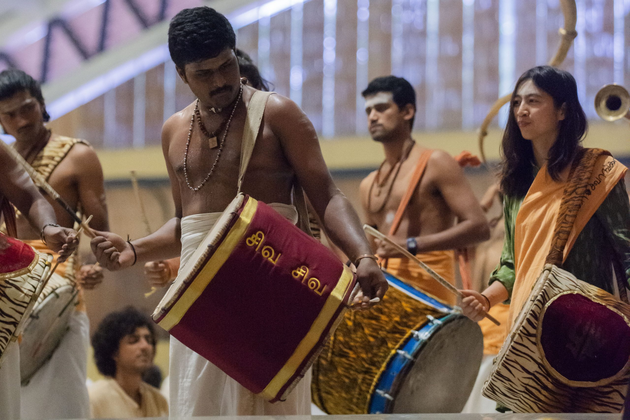 Marching To Her Own Beat: Meet First Foreign Woman Drummer Offering Kailaya Vathiyam At Tamil