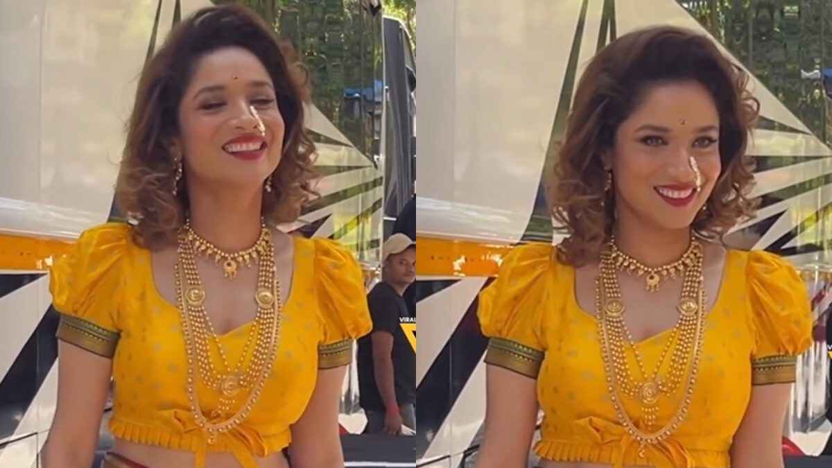 Ankita Lokhande Dresses Up As Madhuri Dixit From The Iconic Humko Aaj Kal Hai, Shakes A Leg With Her | Watch - Vimarsana News