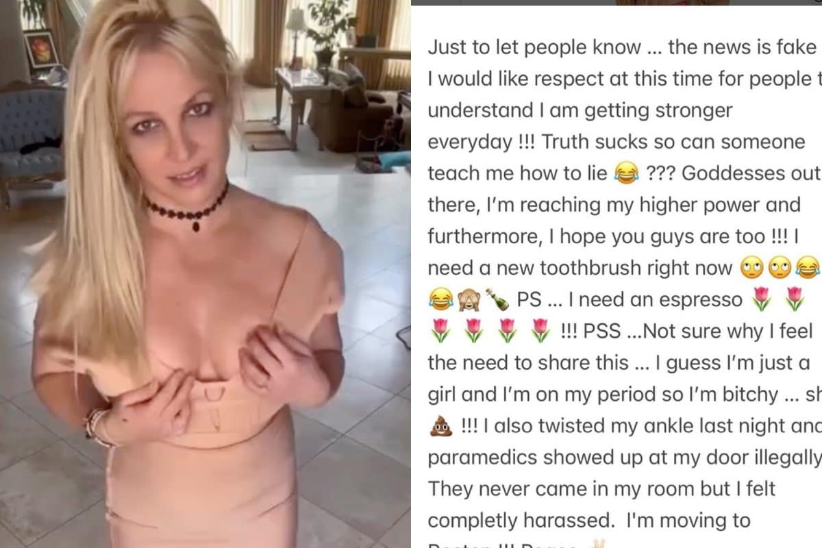 Britney Spears Walks Out of Hotel Topless After Fight With Boyfriend;  Ambulance Called; Singer REACTS - News18