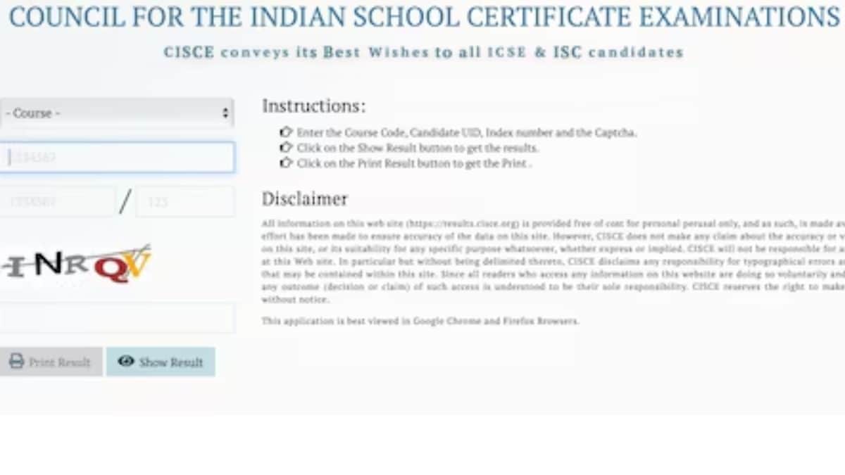 ICSE ISC Class 10th, 12th Result 2024 LIVE: CISCE to Declare Results at 11 AM; Direct Link - Vimarsana News