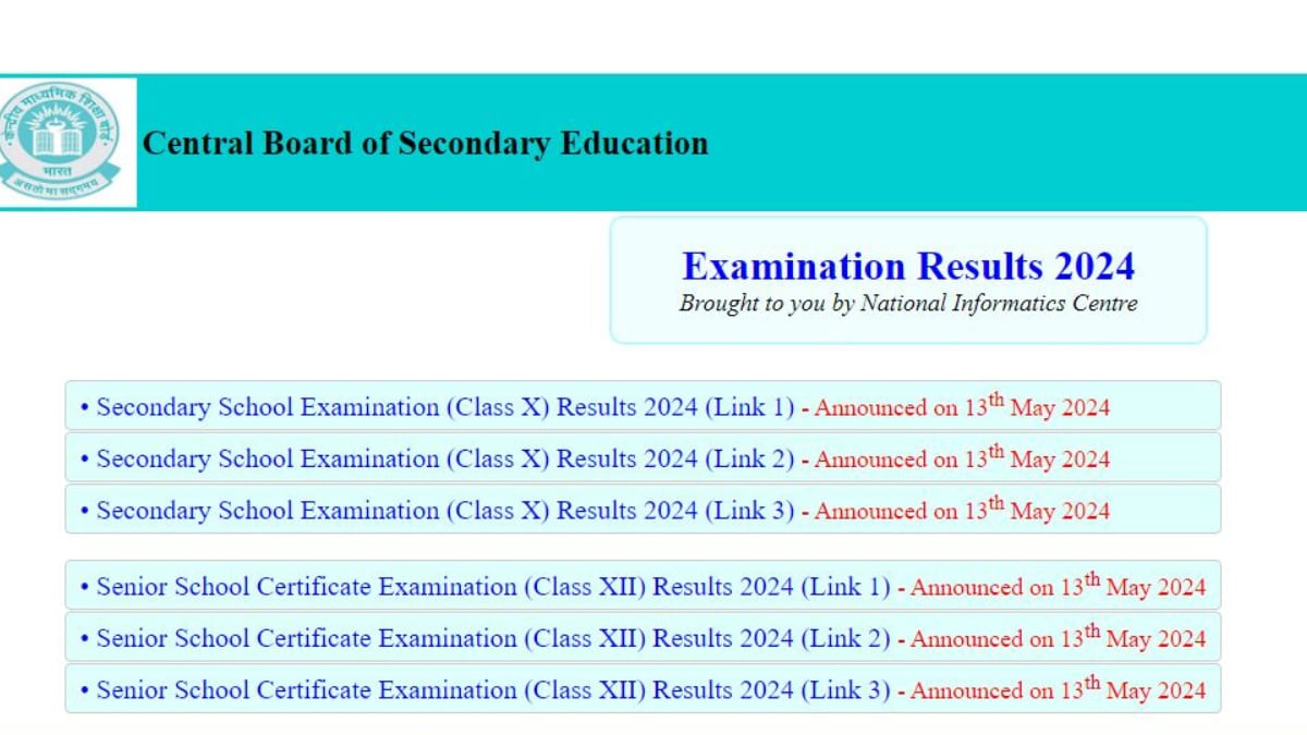 Cbse class 10 results 2024 declared how to check online via sms and