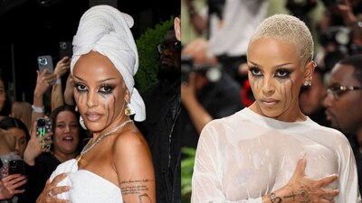 Doja Cat Wraps Up a Bathing Towel At Met Gala, SHOCKS All With Her