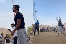  Akshay Kumar Plays Volleyball With Railway Players Amid Jolly LLB 3 Shoot; Watch