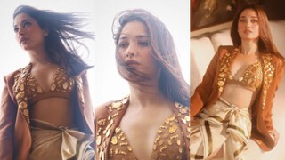 Sexy! Tamannaah Bhatia Turns Up The Heat As She Poses In An Embossed Blouse; Hot Photos Go Viral - Vimarsana News