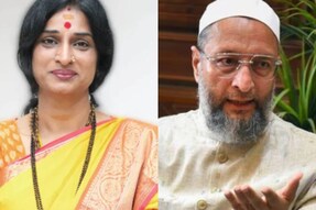 BJP's Madhavi Latha is contesting against AIMIM Chief and MP Asaduddin Owaisi from Hyderabad. (File Photo)