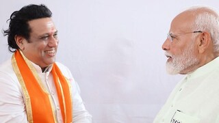 Govinda Meets PM Narendra Modi In Mumbai, Shakes Hand Amid Lok Sabha Election Campaign | Photo - Vimarsana News