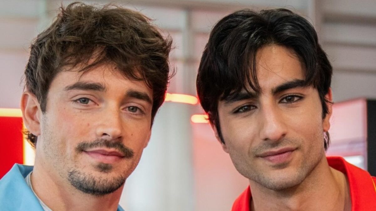 Ibrahim Ali Khan Poses With Charles Leclerc At Miami Grand Prix, Fans Tease 'Ta Ra Rum Pum 2 In Making?' - Vimarsana News