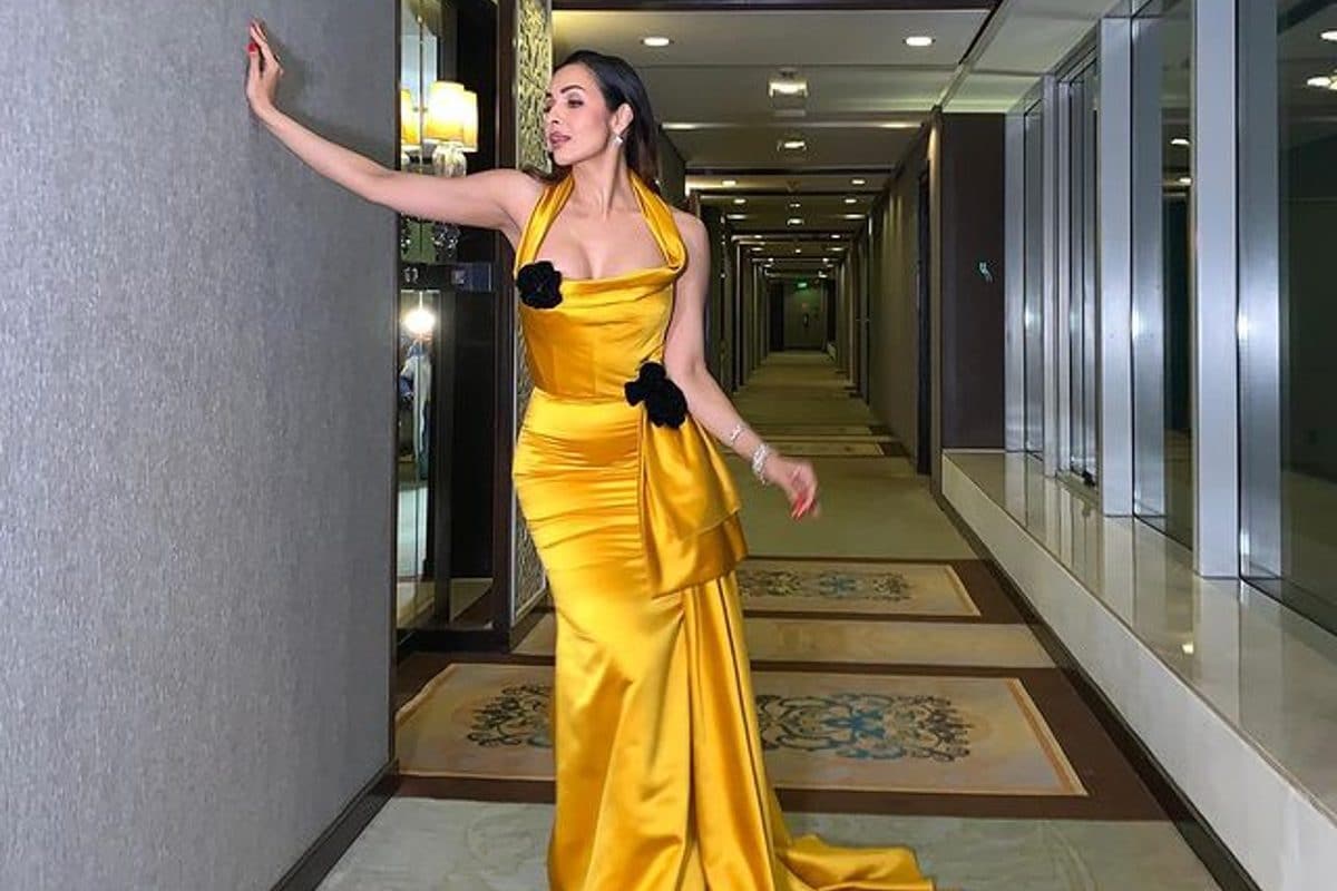 Malaika Arora Looks Like A Dream In Gorgeous Yellow Satin Gown; See Pics Here
