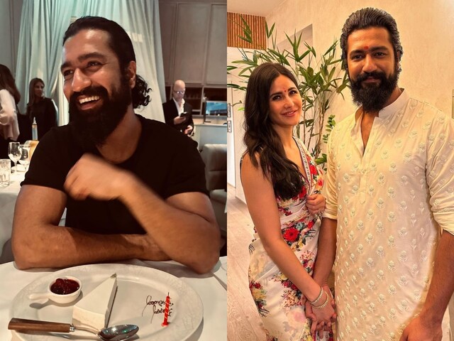 Vicky Kaushal smiles in unseen photos from his birthday celebration. (Photos: Instagram)