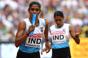 ms poovamma, india women relay team, paris 2024