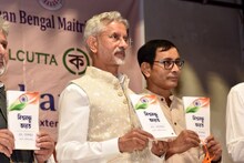External affairs minister S Jaishankar launches the Bangla edition of his book Why Bharat Matters during an event in Kolkata. (Image: X)