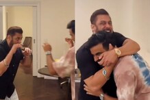 Salman Khan Engages In Playful Mock Fight With YouTuber Rashid Belhasa; Video Goes Viral; Watch